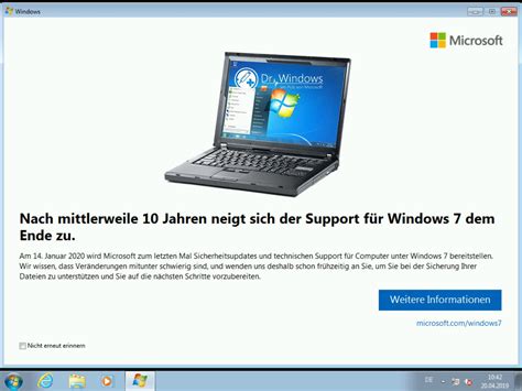 Microsoft Begins Showing End Of Support Warnings On Windows 7 Computers