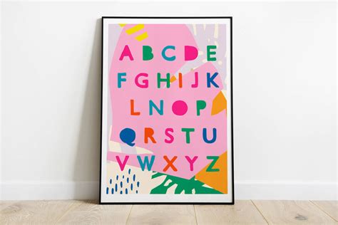 Alphabet Art Print By Sei And Ru