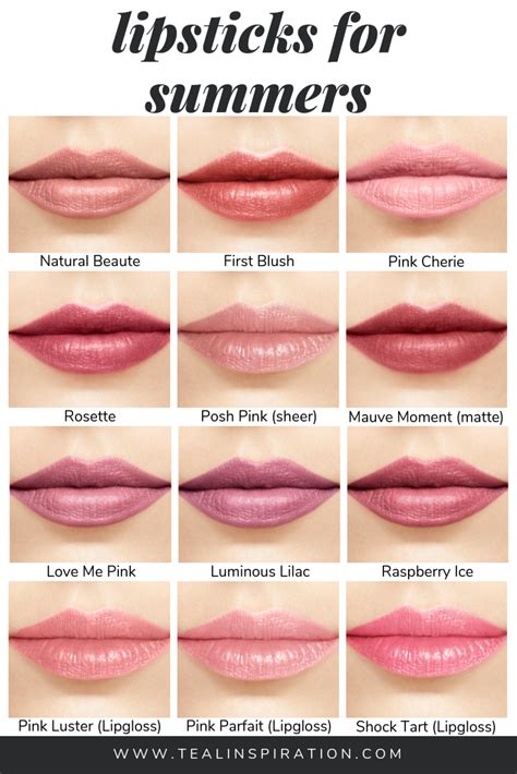 Makeup For Summers Summer Lipstick Colors Summer Lipstick Soft Summer Makeup