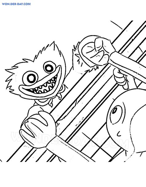 Poppy Playtime Coloring Page Free Coloring Page Coloring Home