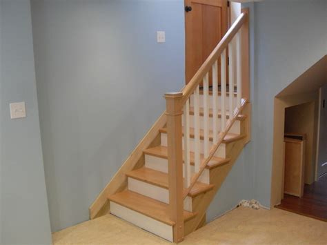And, thankfully, each year more and more products emerge that are removable and won't jeopardize your security. Removable handrail - Traditional - Staircase - portland - by Portland Stair Company