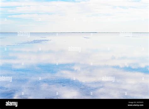 Perfect Reflection In Salar De Uyuni Uyuni Salt Flats In Bolivia The