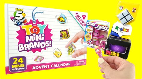 Toy Mini Brand Advent Calendar Customize And Print