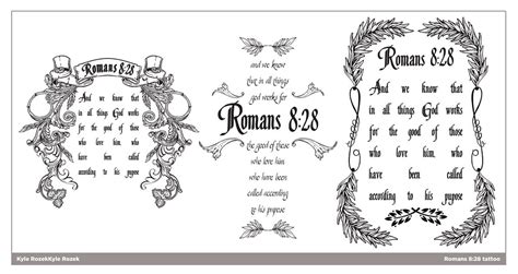 Romans 828 Tattoo Design This Is A Low Res Copy Of A Scri Flickr