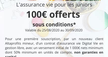 Assurance Vie Digital Vie Prime 300 Euros Offerts Aux Nouveaux