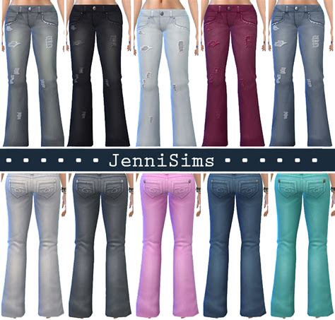 My Sims 4 Blog Bell Bottom Jeans For Females By Jennisims