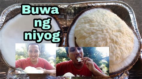 Eating Buwa Ng Niyog YouTube