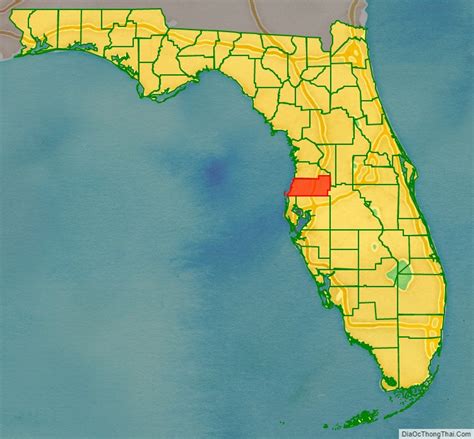 Map Of Pasco County Florida