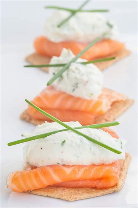 Smoked Salmon And Goat Cheese Appetizer Photos And Food