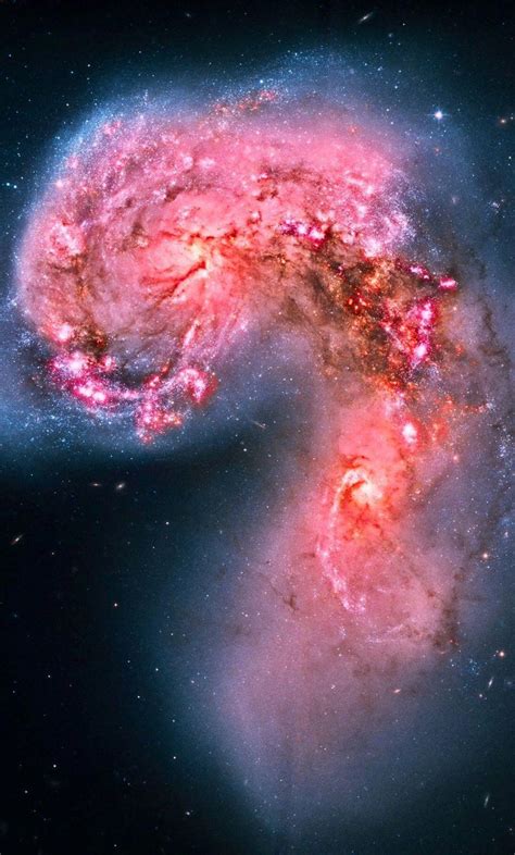 Thedemon Hauntedworld “antennae Galaxy By Hubble The Antennae Galaxies