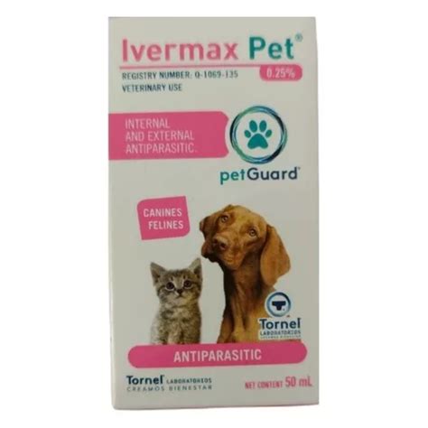 Desparasitante Ivermax Pet Inyectable Para Perros Y Gatos