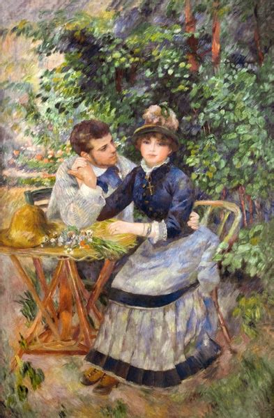 In The Garden Pierre Auguste Renoir