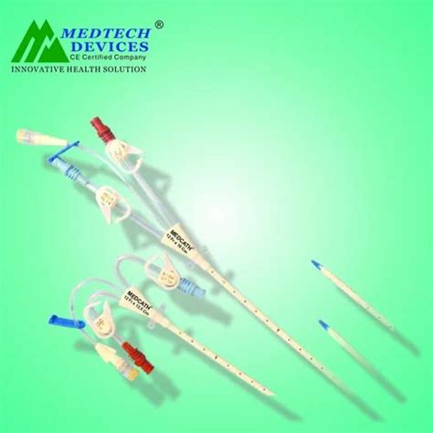 Medcath Triple Lumen Haemodialysis Catheter For Hospital Size 12 Fr