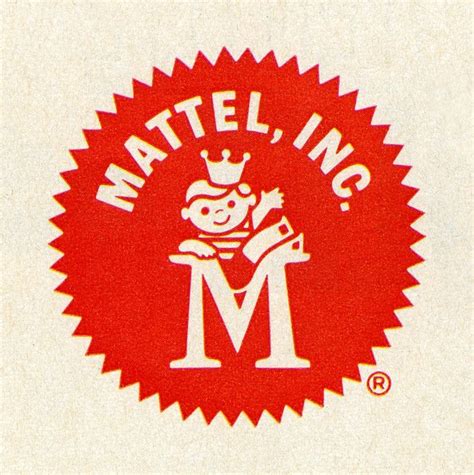 The Logo For Mattel Inc Is Shown In Red And White