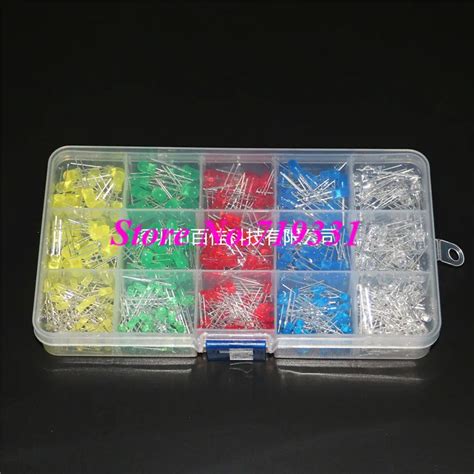 500 Pcs 3mm 5mm Led Light Package 5 Color In Connectors From Lights