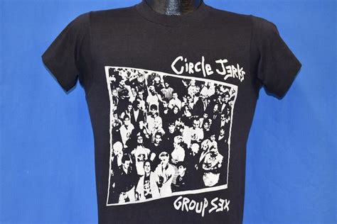 vintage 80s circle jerks group sex punk rock band album cover t shirt small s ebay