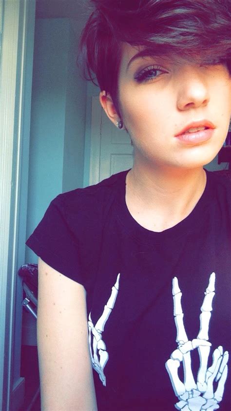 Find and save ideas about short haircuts on pinterest. snapchat filters are okay I guess | Androgynous hair, Hair ...
