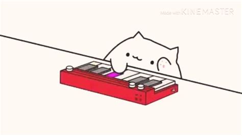 Cat Plays Piano Animated Youtube