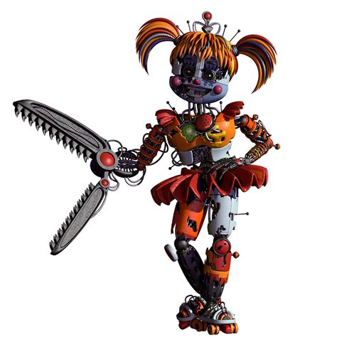 Scrap Baby Fnaf Coloring Pages Catherinebrissaud
