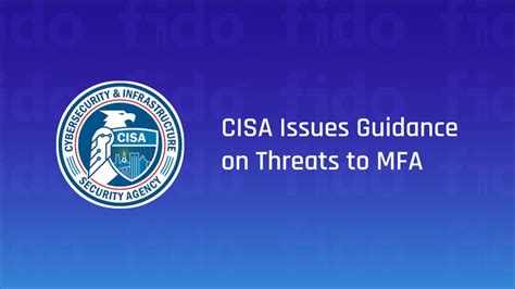 Cisa Multi Factor Authentication Guidance For Enterprises