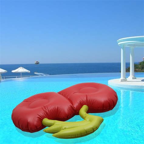 New Swimming Pool Inflatable Pvc Inflatable Floating Row Cherry Water
