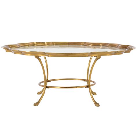 For lovers of classic yet modern style, this brass tray coffee table from threshold™ is the perfect pick for you. Brass Coffee Table Rental | Event Furniture Rental