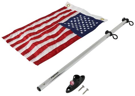 Taylor Made Usa Boat Flag Kit For Pontoon Boats 12 Tall X 18 Long