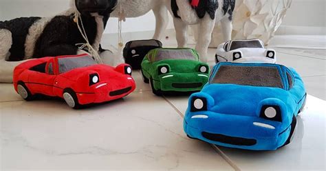 These Plush Cars Wont Dent When They Crash On Your Couch