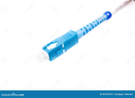 Fiber Optic Cables For Network Isolated Stock Photo Image Of