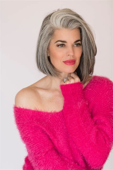 Short hairstyles for thick gray hair. Why Gray Hair is Changing The Beauty Industry - Nikol Johnson
