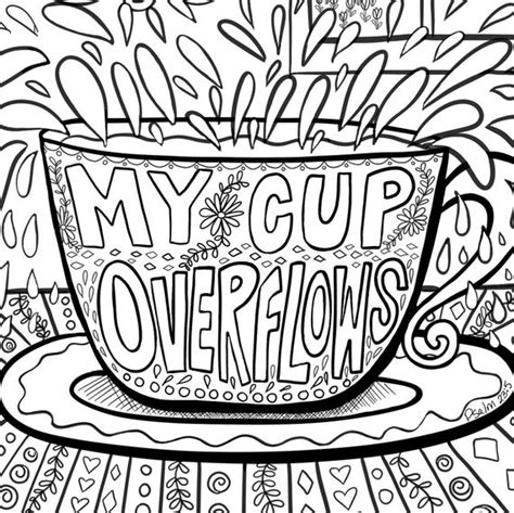 Cup Coloring Coloring Pages