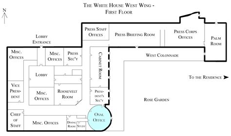 The west wing features stunning 20ft ceilings, a private terrace for you and your honoured guest and a gorgeous lobby with a show stopper bar. File:White House West Wing - 1st Floor with the Oval Office highlighted.png - Wikimedia Commons