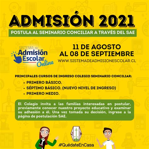 Faro monumental de la serena 560 m. PROCESO ADMISIÓN 2021 COLEGIO SEMINARIO CONCILIAR DE LA SERENA