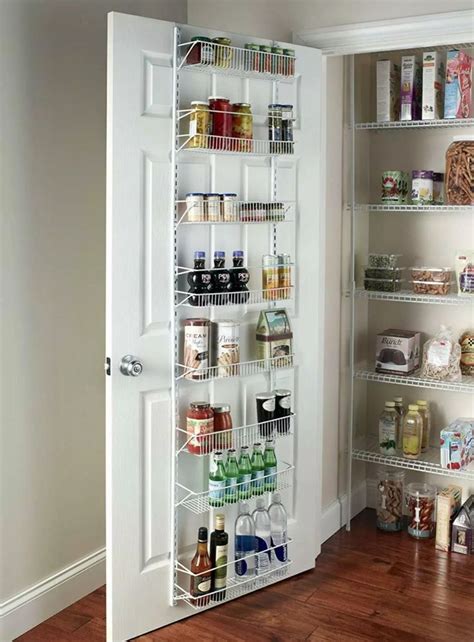 Over The Door Pantry Organizer Kitchen In 2020 Door Rack Door