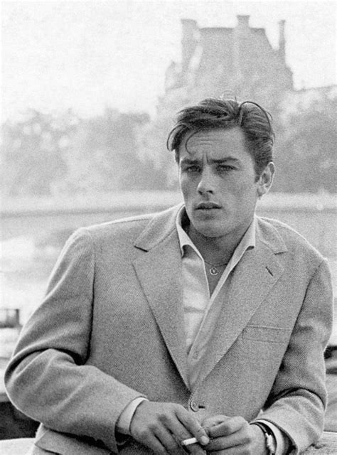Vintage Handsome Men Of The 50s And 60s — Summers In Hollywood Alain Delon 1960s Alain Delon