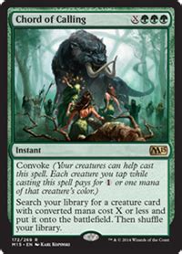 Rossi and joshua bausch are back with more content about mono green tron. Chord of Calling - Instant - Cards - MTG Salvation