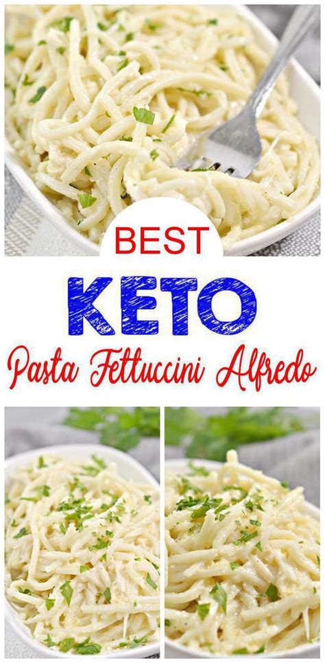Low carb (keto) noodle alternatives. BEST Keto Noodles! Low Carb Fettuccine Alfredo Pasta ...