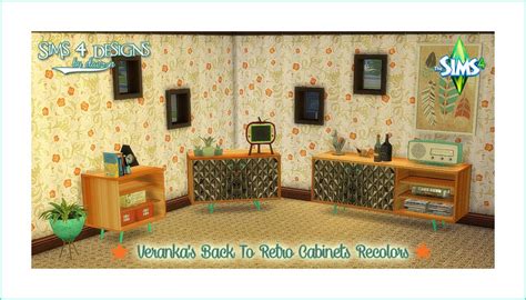 This Set Is A Ts3 To Ts4 Conversion Done By Veranka Retro Cabinet