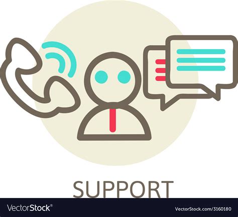 Headset Contact Live Help Support Icon Royalty Free Vector