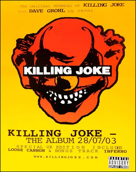 Original Killing Joke Poster Original Poster Shop
