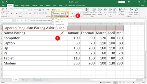Cara Membuat Tabel Sederhana Di Excel Wargacoid