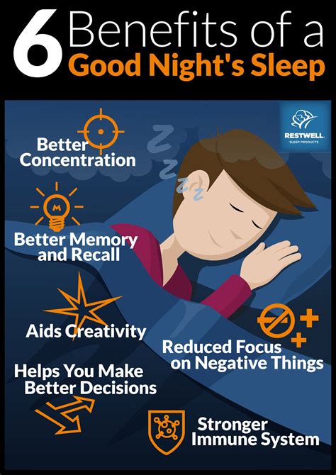 6 Benefits to a Great Night's Sleep | Benefits of sleep, Sleep health, Good night sleep well