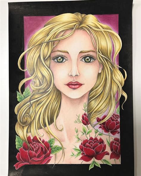 Woman Painting Drawing And Painting Adult Coloring Books Coloring Pages Mixed Media Portrait