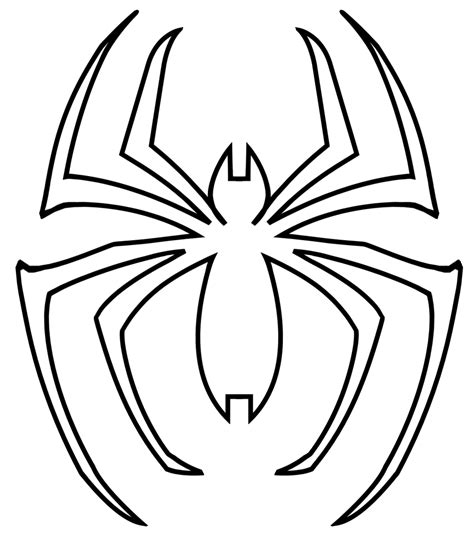 Spider Man Spider Logo Template | Comic Book Hero Symbols & Logos