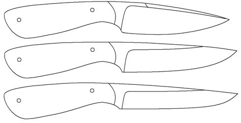 Thought it might be neat to see what your favorite knife pattern style is or a certain pattern you like to work with. bladesoutlinedBackwoodsStagHunter1095 | Knife patterns, Knife template, Knife making