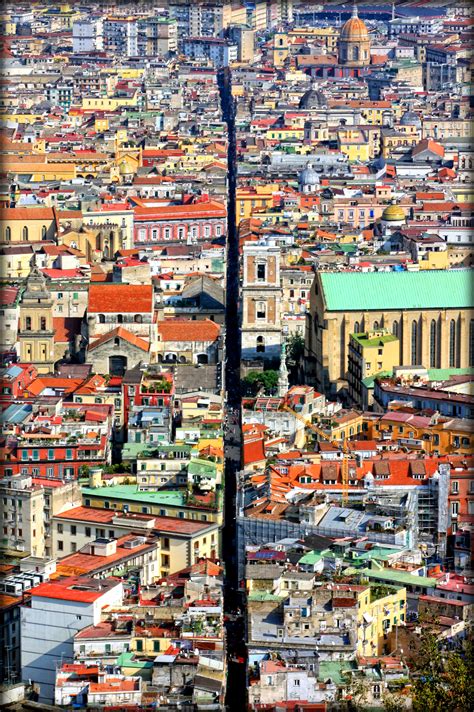 Spaccanapoli Napoli Italy Travel Travel Posters Aerial View