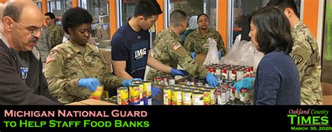 The only thing you'll find here is a delicious everett and jones bbq and the original home of chicken & waffles has been serving for over 50 years. Michigan National Guard to Help Staff Food Banks • Oakland ...