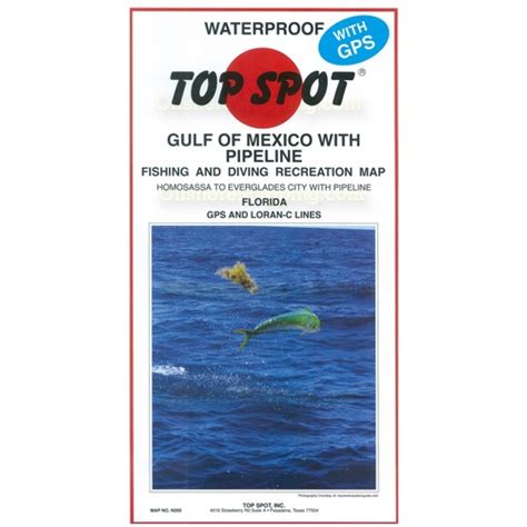Top Spot Fishing Map N205 Homossassa To Everglades City With Pipeline