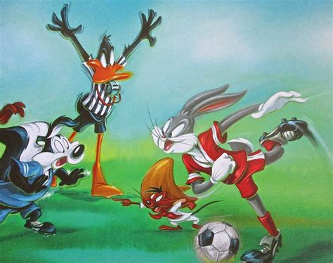 Looney Tunes Plays Soccer Unframed Color Proof Etsy