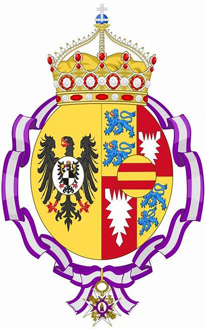 Arms Coat Queen Germany Victoria Empress Augusta